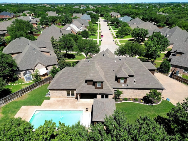 950 Roxbury Way, Keller, TX 76248 - aerial view of residential area with a pool area