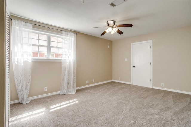 1309 Manor Dr, Cleburne, TX 76033 - carpeted empty room featuring ceiling fan and baseboards