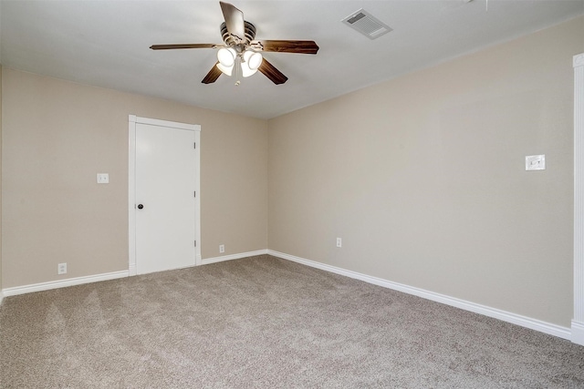 1309 Manor Dr, Cleburne, TX 76033 - empty room featuring carpet floors, a ceiling fan, and baseboards