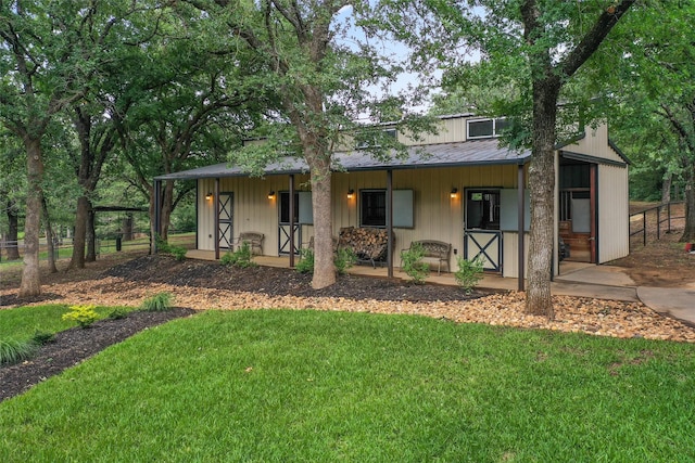 6815 Fm 1830, Argyle, TX 76226 - view of front of property with a porch and a metal roof