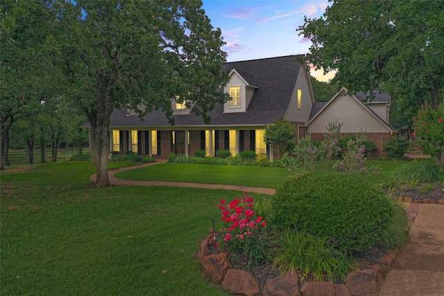 6815 Fm 1830, Argyle, TX 76226 - new england style home with brick siding