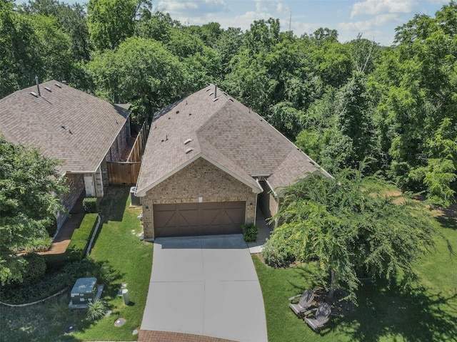 7885 Hickory Branch Dr, Frisco, TX 75034 - aerial view of property and surrounding area