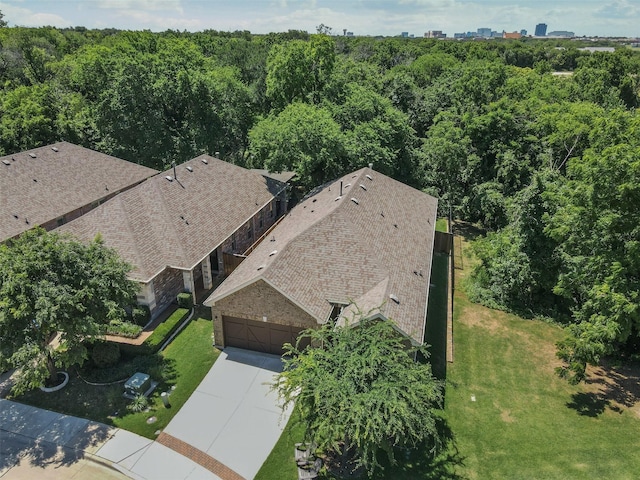 7885 Hickory Branch Dr, Frisco, TX 75034 - view from above of property