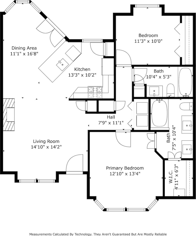 630 W Canty St Unit B6, Dallas, TX 75208 - room layout