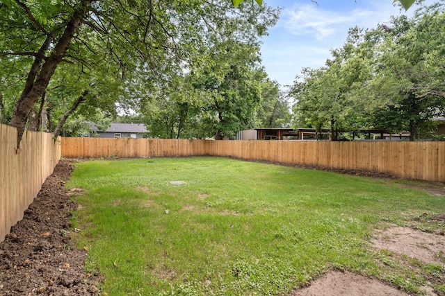 3812 Burton Ave, Fort Worth, TX 76105 - view of yard