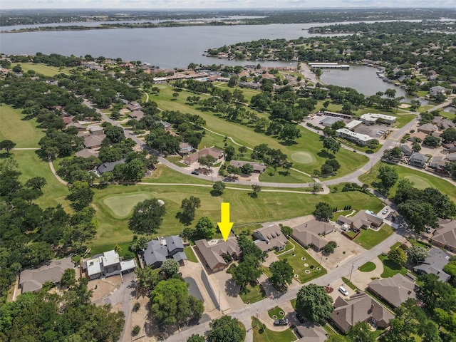 4223 Mojave Dr, Granbury, TX 76049 - view of property location with a nearby body of water, nearby suburban area, and a local golf course