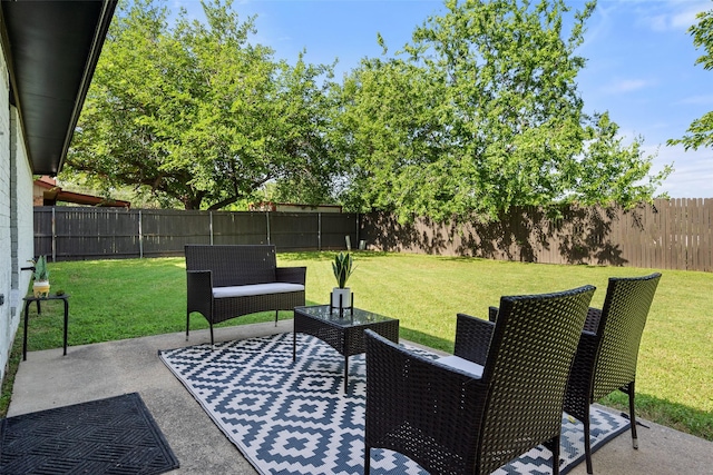 2937 Lake Park Dr, Grand Prairie, TX 75052 - view of patio / terrace featuring outdoor lounge area