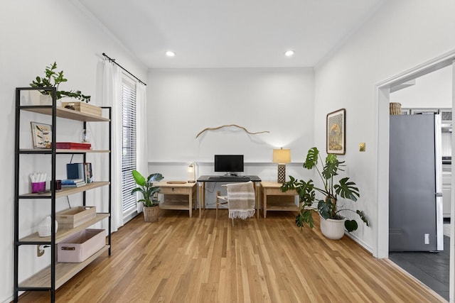 616 Crowley Rd, Arlington, TX 76012 - office space featuring wood finished floors and recessed lighting