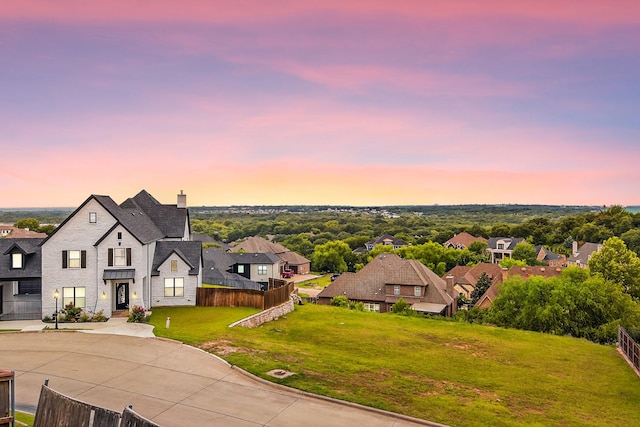 616 Crowley Rd, Arlington, TX 76012 - aerial view at dusk of a residential view