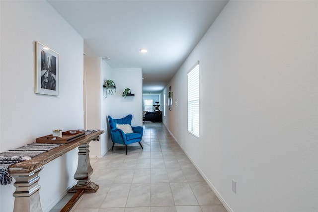 14069 Drover St, Pilot Point, TX 76258 - hall with light tile patterned floors and baseboards