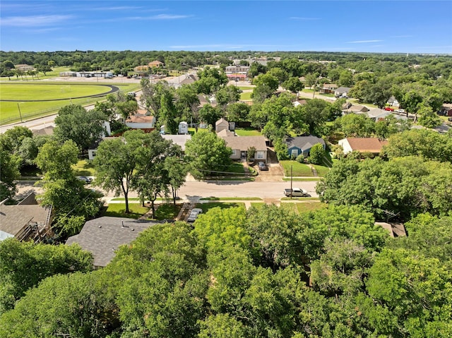 4113 Crestview Dr, Fort Worth, TX 76103 - aerial perspective of suburban area featuring a tree filled landscape