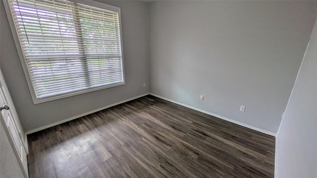 4110 Sandalwood Ct, Forney, TX 75126 - unfurnished room featuring dark wood-style floors and baseboards
