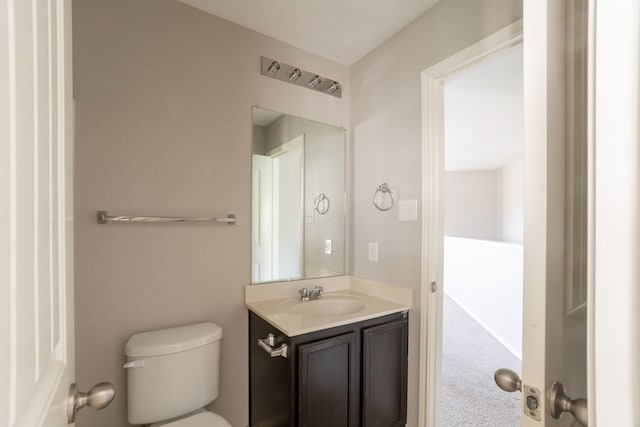 9233 Benevolent Ct, Providence Village, TX 76227 - bathroom featuring vanity and toilet