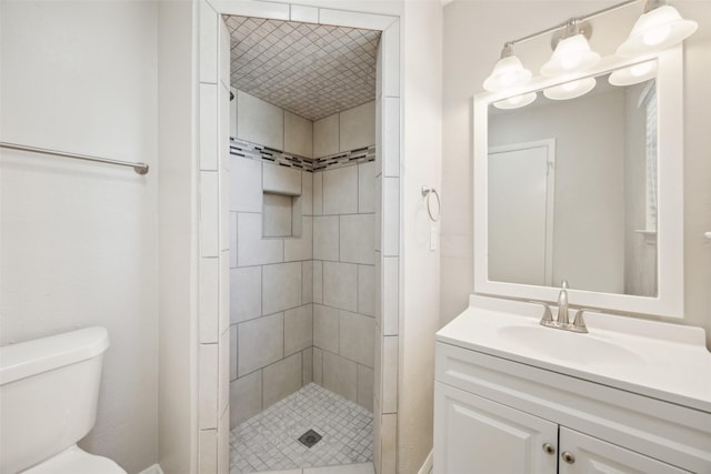 104 W Mistletoe Dr, Kennedale, TX 76060 - full bath featuring vanity, a shower stall, and toilet