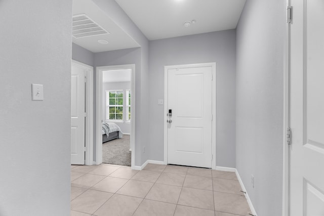 16316 Caledonia Ct, Justin, TX 76247 - foyer entrance featuring light tile patterned floors and baseboards