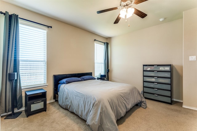 5212 Sugarcane Ln, Fort Worth, TX 76179 - bedroom featuring carpet flooring, baseboards, and a ceiling fan