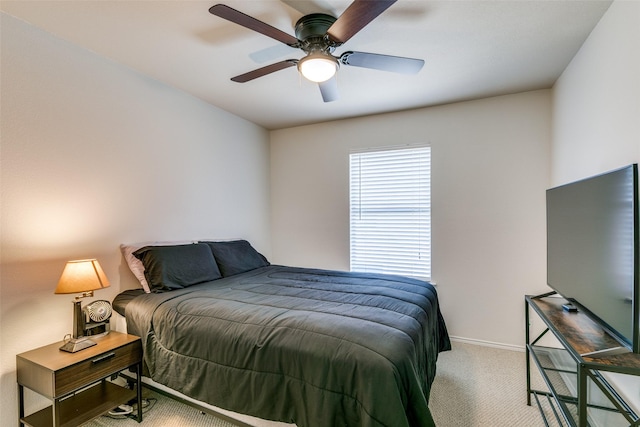 3005 Stone Forest Cir, Mckinney, TX 75070 - bedroom with carpet floors, baseboards, and a ceiling fan