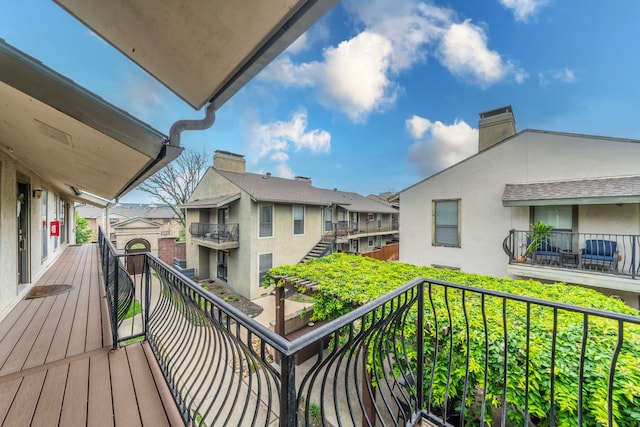 5806 Birchbrook Dr Unit 203, Dallas, TX 75206 - balcony featuring a residential view