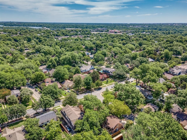 533 Newell Ave, Dallas, TX 75223 - aerial perspective of suburban area featuring a forest