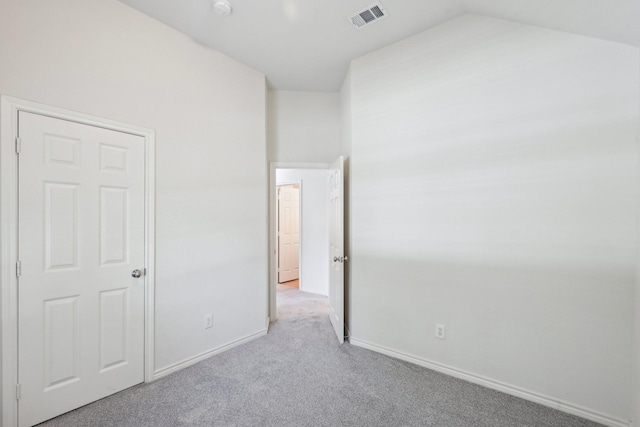 1280 Seymour Dr, Frisco, TX 75034 - unfurnished bedroom with carpet flooring, lofted ceiling, and baseboards