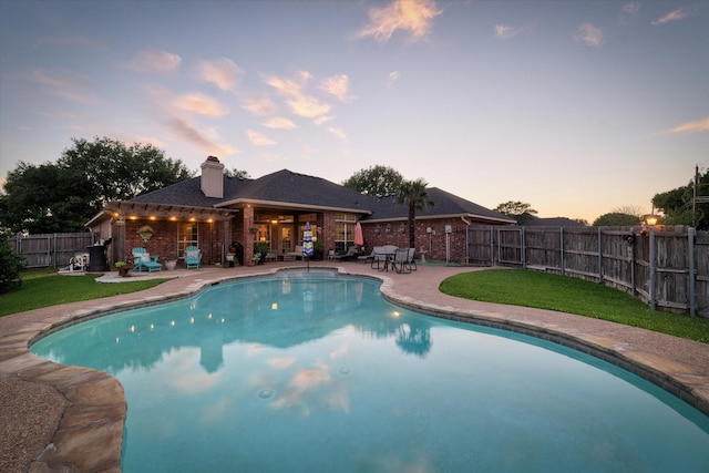 1300 Darbyton Dr, Hewitt, TX 76643 - view of swimming pool featuring a patio area