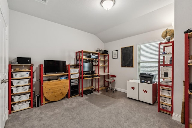 1224 Johnson Dr, Celina, TX 75009 - carpeted office with vaulted ceiling