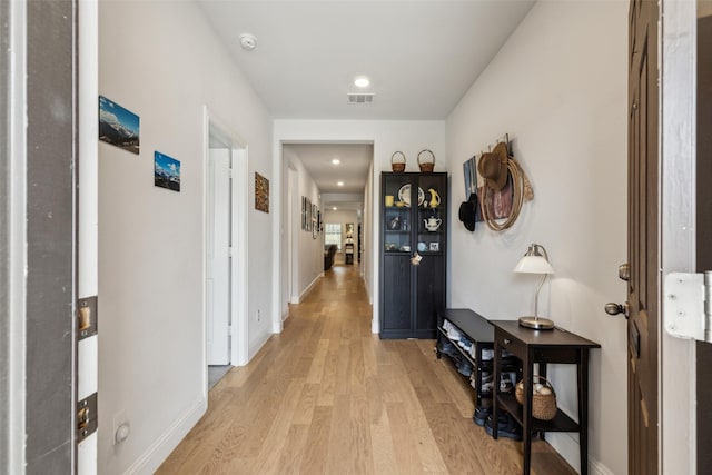 1224 Johnson Dr, Celina, TX 75009 - hallway with light wood-style floors and baseboards