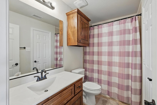 163 Las Colinas Trl, Cross Roads, TX 76227 - full bathroom featuring vanity, toilet, and curtained shower