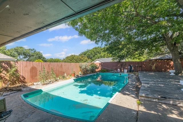 100 Yorkshire Dr, Princeton, TX 75407 - view of pool with a fenced backyard and a wooden deck
