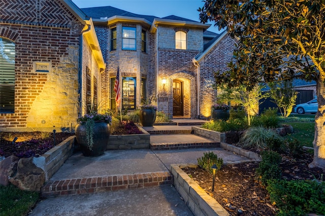 2458 W Creek Dr, Frisco, TX 75033 - view of front of property with brick siding