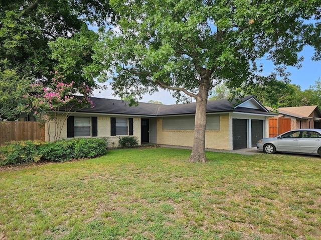 220 Bluebird Cir, Denton, TX 76209 - single story home with a garage and brick siding