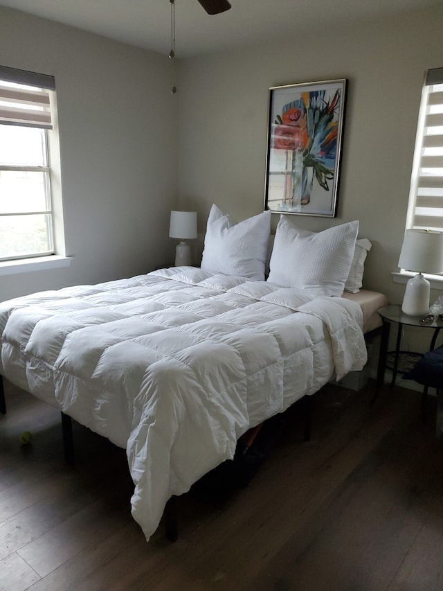 220 Bluebird Cir, Denton, TX 76209 - bedroom with wood finished floors