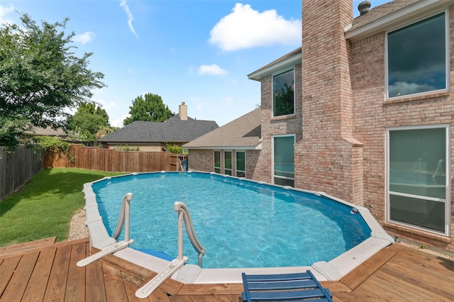 103 Daisey Ln, Justin, TX 76247 - view of swimming pool with a deck