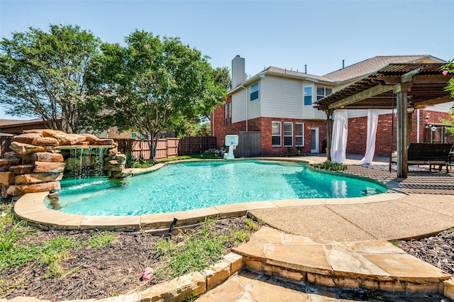 1531 Winding Trail Dr, Allen, TX 75002 - view of pool featuring a patio area and a fenced backyard