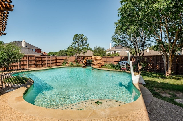1531 Winding Trail Dr, Allen, TX 75002 - view of pool with a fenced backyard