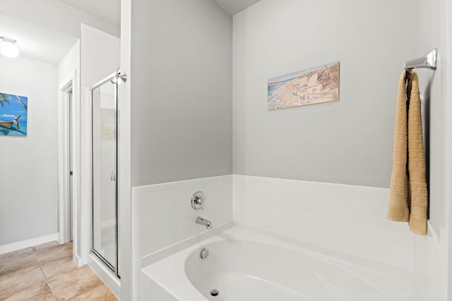616 Forefront Ave, Celina, TX 75009 - bathroom with a bath and a shower stall
