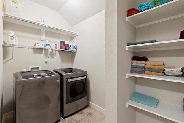 616 Forefront Ave, Celina, TX 75009 - laundry area featuring independent washer and dryer and light tile patterned floors