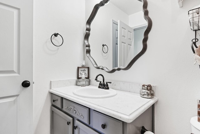 921 Stoneway Dr, Denton, TX 76210 - bathroom featuring vanity and toilet