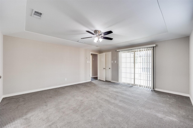 15820 Meadow Vista Dr, Dallas, TX 75248 - empty room featuring ceiling fan, carpet flooring, and baseboards