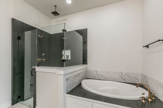 2104 Palafox Dr, Waco, TX 76655 - bathroom with a garden tub and a stall shower