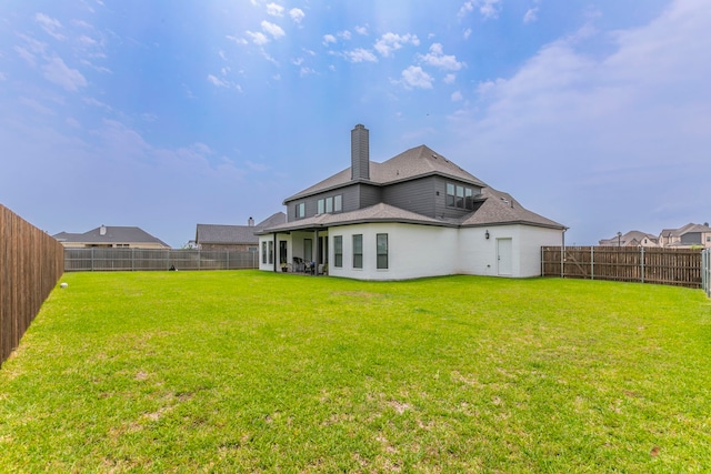 2104 Palafox Dr, Waco, TX 76655 - rear view of house with a chimney