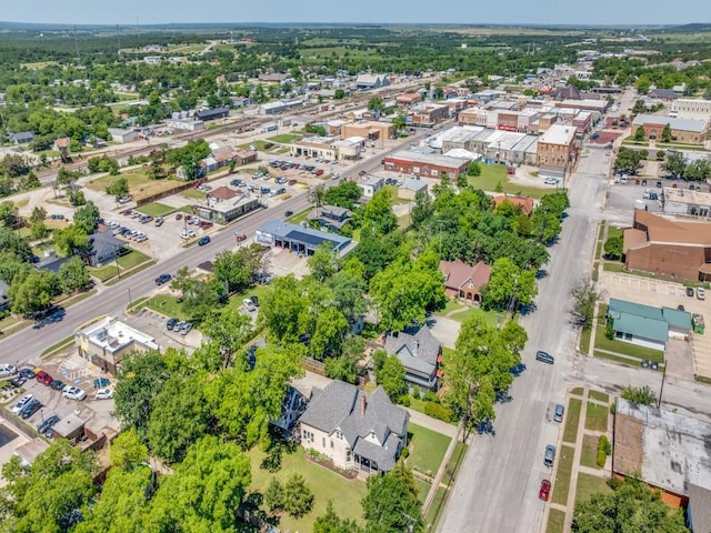 306 E Tarrant St, Bowie, TX 76230 - drone / aerial view