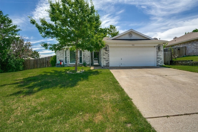 226 Merlin Dr, Weatherford, TX 76086 - ranch-style house with driveway and an attached garage