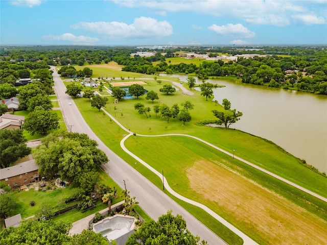 1103 Bluebonnet Hill Dr, Ennis, TX 75119 - aerial view of a large body of water and a tree filled landscape