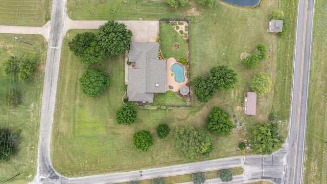 1096 Black Hawk Trl, Nemo, TX 76070 - aerial view of property and surrounding area featuring a pool area