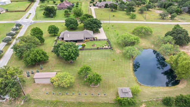 1096 Black Hawk Trl, Nemo, TX 76070 - aerial view of property and surrounding area featuring a large body of water