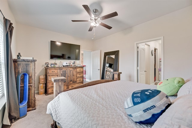 2211 Barrow St, Princeton, TX 75407 - bedroom featuring light colored carpet and ceiling fan