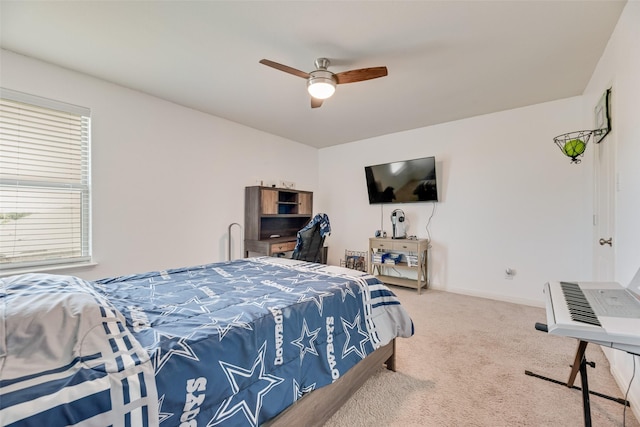 2211 Barrow St, Princeton, TX 75407 - bedroom featuring carpet flooring, ceiling fan, and baseboards