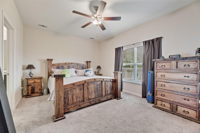 2211 Barrow St, Princeton, TX 75407 - bedroom with carpet flooring, baseboards, and a ceiling fan