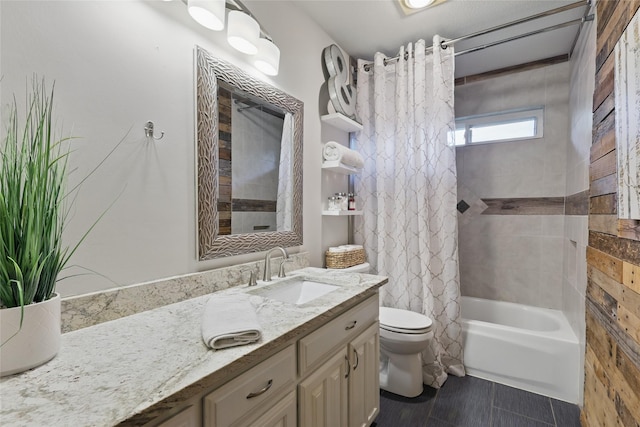 1137 Countryhill Dr, Keller, TX 76248 - full bath featuring toilet, vanity, and shower / bath combo